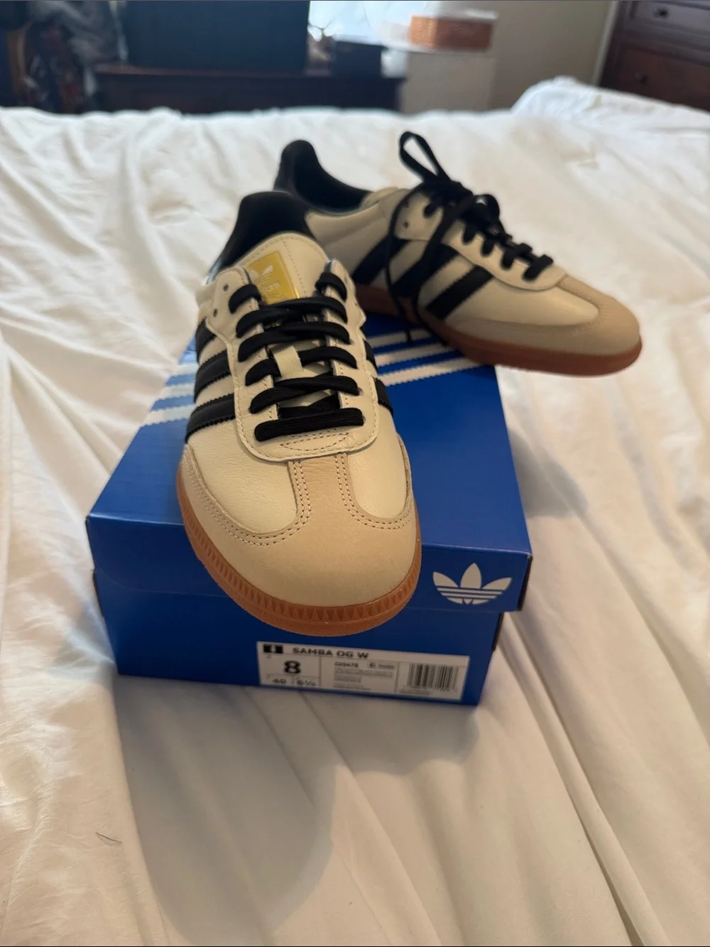 adidas Samba OG Women’s Sneakers - White, Black, Gum